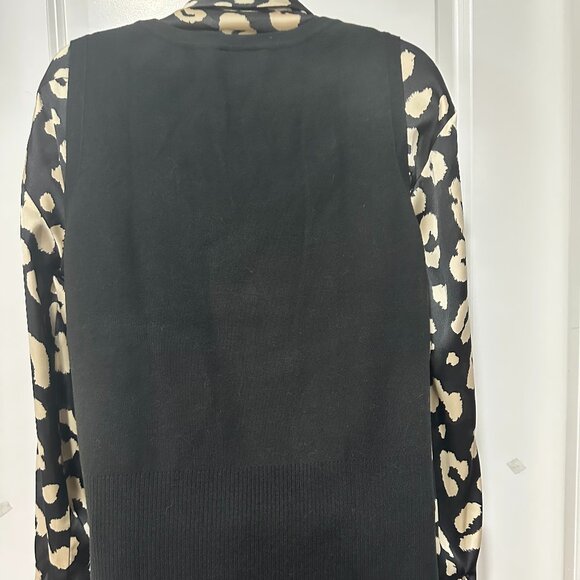 Ann Taylor Loft Black Scoop Neck Sleeveless Pullover Vest/Top, Size XL - Picture 7 of 11